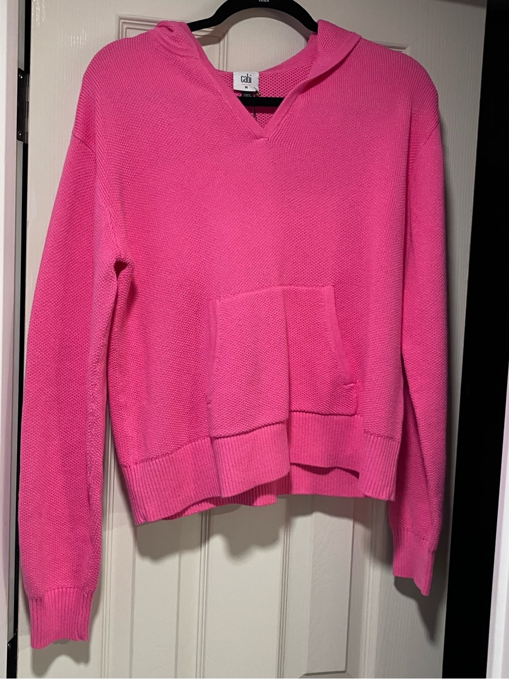 cabi Superstar Women's Pink Hoodie Sweater